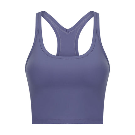 Ladies shockproof running high intensity fitness sports bra Yoga undershirt with bra pads female sports underwear