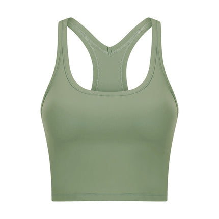 Ladies shockproof running high intensity fitness sports bra Yoga undershirt with bra pads female sports underwear