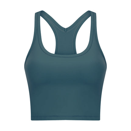 Ladies shockproof running high intensity fitness sports bra Yoga undershirt with bra pads female sports underwear