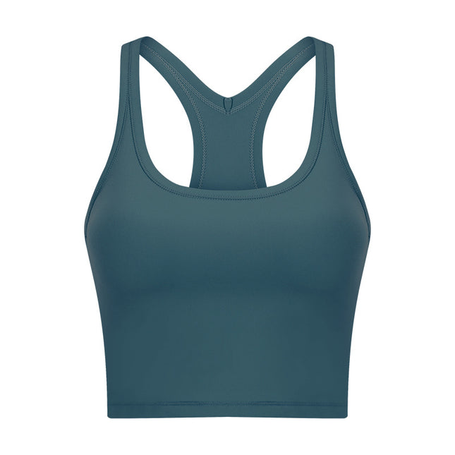Ladies shockproof running high intensity fitness sports bra Yoga undershirt with bra pads female sports underwear