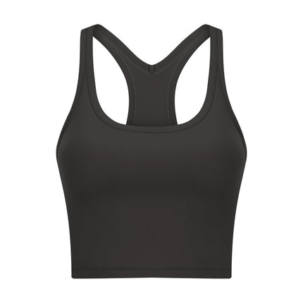 Ladies shockproof running high intensity fitness sports bra Yoga undershirt with bra pads female sports underwear
