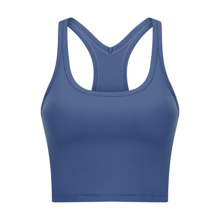 Ladies shockproof running high intensity fitness sports bra Yoga undershirt with bra pads female sports underwear
