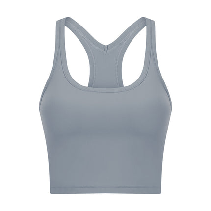 Ladies shockproof running high intensity fitness sports bra Yoga undershirt with bra pads female sports underwear