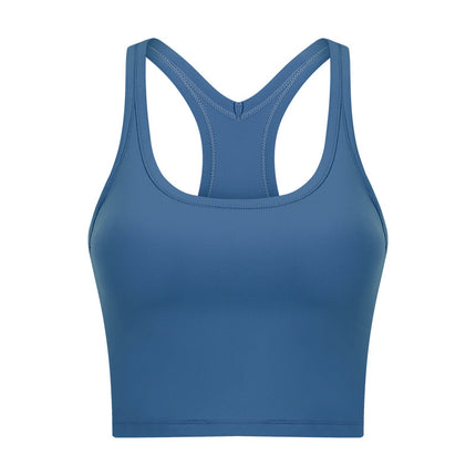 Ladies shockproof running high intensity fitness sports bra Yoga undershirt with bra pads female sports underwear