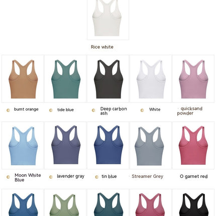Ladies shockproof running high intensity fitness sports bra Yoga undershirt with bra pads female sports underwear