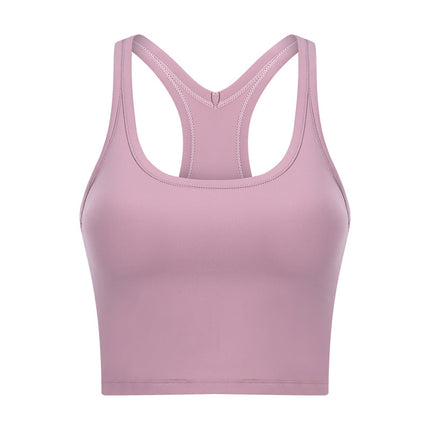 Ladies shockproof running high intensity fitness sports bra Yoga undershirt with bra pads female sports underwear