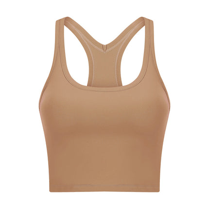 Ladies shockproof running high intensity fitness sports bra Yoga undershirt with bra pads female sports underwear