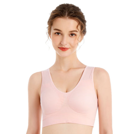 Women's Sports Bra Non-Steel Ring Comfortable Breathable Underwear Sleeping Bra Non-marking Bra 1