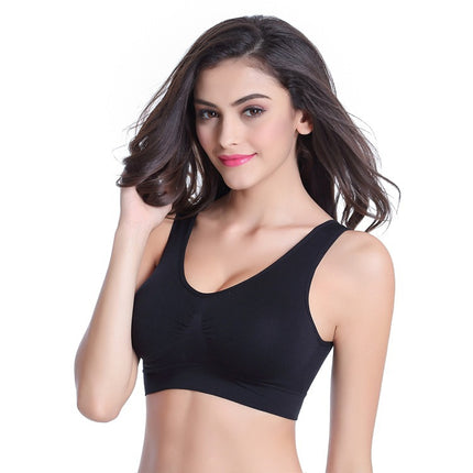 Women's Sports Bra Non-Steel Ring Comfortable Breathable Underwear Sleeping Bra Non-marking Bra