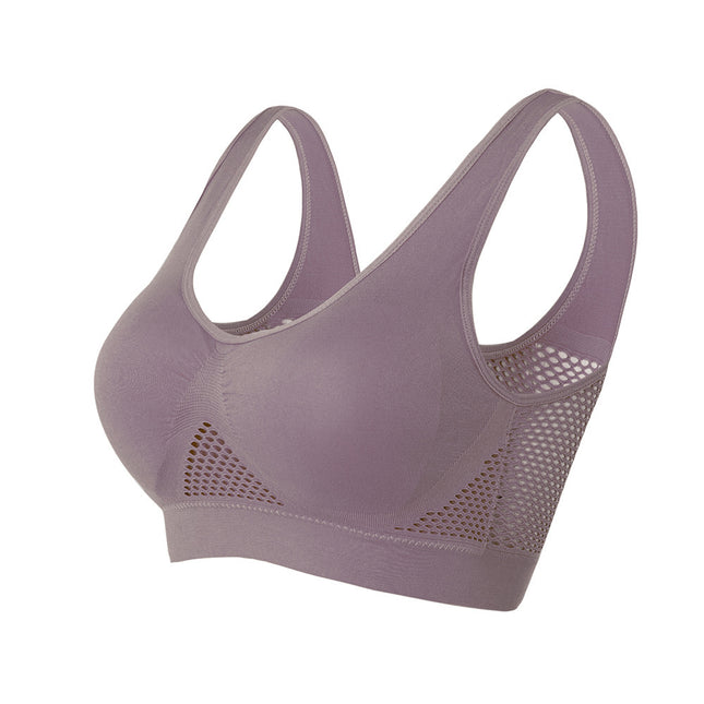 Breathable Cool Liftup Air Bra, Breathable Bras for Women, Seamless Wireless Cooling Comfort Bra
