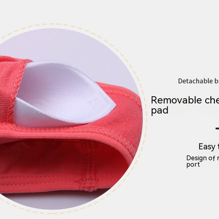 Women's Sports Bra, Seamless Comfort Sports Style Undershirt with Removable Padded Bra 1