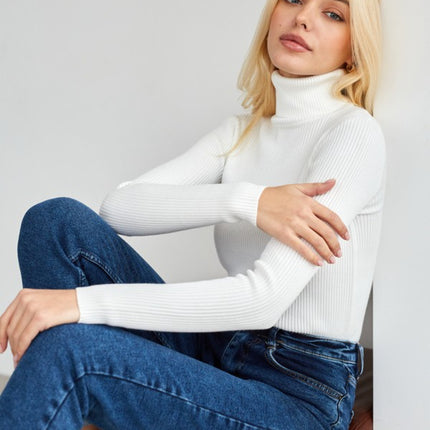 Turtleneck Sweater Women Solid Color Bottoming Shirt Slim High Collar Knitted Long Sleeved Top Pullover Sweaters