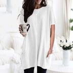 Short -sleeved white