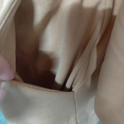 Women's two-piece suit Elegant lantern sleeve casual round neck blouse shirt high waist loose wide-legged pants suit