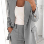 Gray top+pants