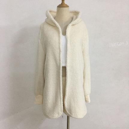 Women's Warm Fuzzy Pajamas 3 Piece Outfits, Fleece Hooded Cardigan Sleeveless Cropped Tank Tops Shorts Lounge Set