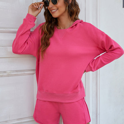 Women's Jogger Pants Set 2 Piece Crew Neck Sweatshirt w/ Side Split Hoodie Women's Sweatshirt Shorts Women's Sets Travel Autumn