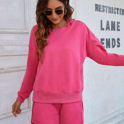 Women's Jogger Pants Set 2 Piece Crew Neck Sweatshirt w/ Side Split Hoodie Women's Sweatshirt Shorts Women's Sets Travel Autumn