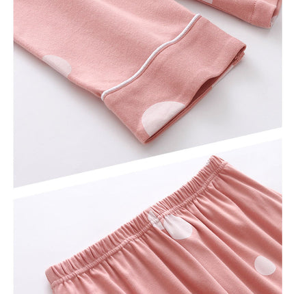 Spring and Autumn Women's pajamas set 100% cotton long-sleeved buttons pajamas pajamas soft pajamas leisure homewear suit