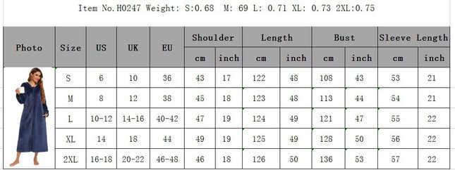 Zipper models Farah fleece robe couple thickened and lengthened and fattened women's robe