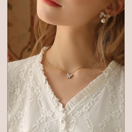 Pajamas Long Sleeved Spring And Autumn Cotton Cute French Princess Girl Pure Desire Thin Lace Sweet Court Home Fury Set