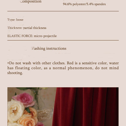 Spring and Autumn Palace Style Women's Long Sleeve Long Golden Velvet Warm Loose Pajama Dresses-C