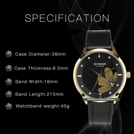 Women'S Fashion Watches Casual Waterproof Quartz Watches dermis Band Wrist Watch Luxury Watch Of Women
