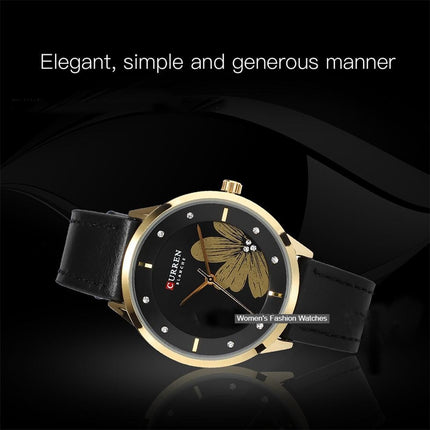 Women'S Fashion Watches Casual Waterproof Quartz Watches dermis Band Wrist Watch Luxury Watch Of Women