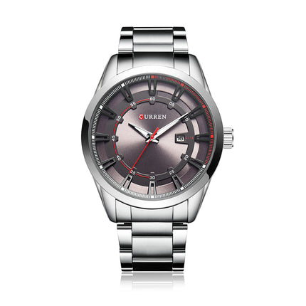 Men's Watches, Analogue Waterproof Business Stainless Steel Bracelet Watches with  calendar Reading, Fashion Watch for Men