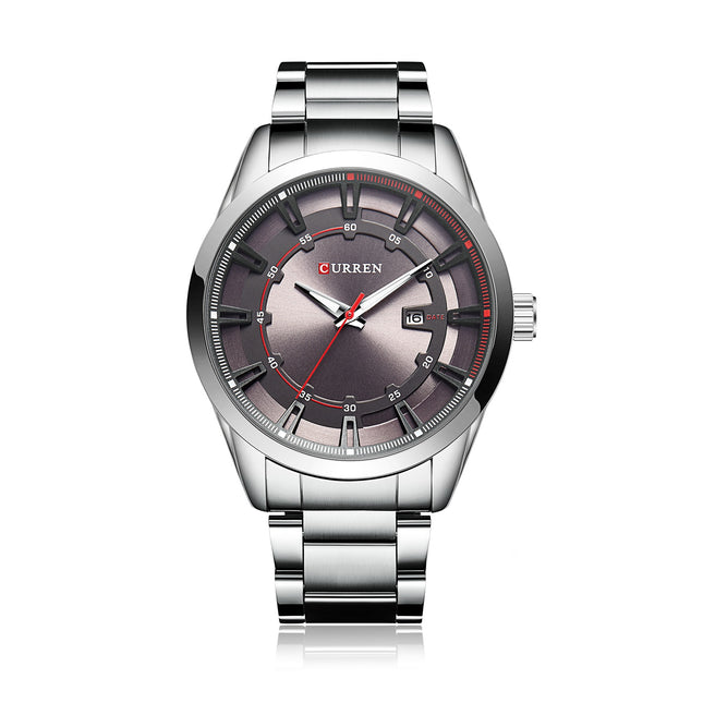 Men's Watches, Analogue Waterproof Business Stainless Steel Bracelet Watches with  calendar Reading, Fashion Watch for Men