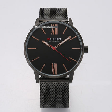 Men's Watches,Fashion Quartz Movement Wrist Watch,Analog Waterproof and Stainless Steel Strap Watch ,Leisure Business Watch for Men