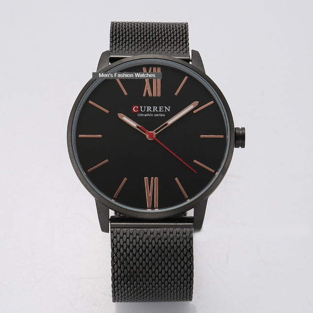 Men's Watches,Fashion Quartz Movement Wrist Watch,Analog Waterproof and Stainless Steel Strap Watch ,Leisure Business Watch for Men