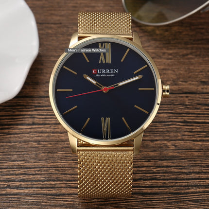 Men's Watches,Fashion Quartz Movement Wrist Watch,Analog Waterproof and Stainless Steel Strap Watch ,Leisure Business Watch for Men