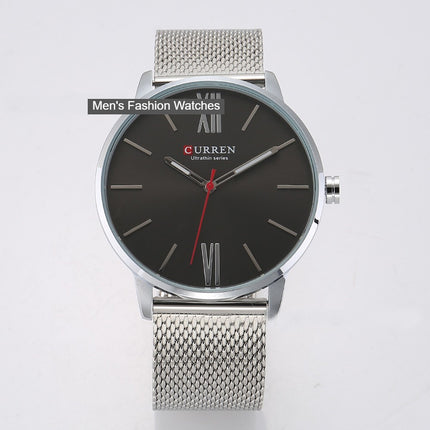 Men's Watches,Fashion Quartz Movement Wrist Watch,Analog Waterproof and Stainless Steel Strap Watch ,Leisure Business Watch for Men