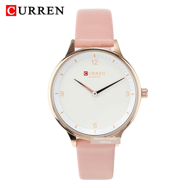 Women's Quartz Watches Leather Band Casual Water Resist Analog Watches Waterproof Wrist Watch of Women