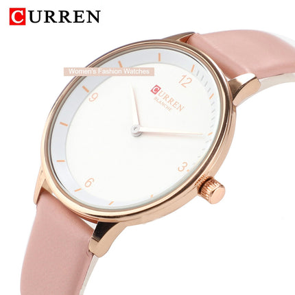 Women's Quartz Watches Leather Band Casual Water Resist Analog Watches Waterproof Wrist Watch of Women