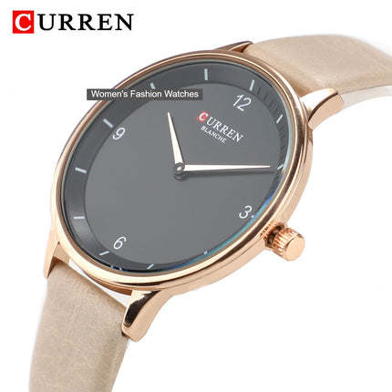 Women's Quartz Watches Leather Band Casual Water Resist Analog Watches Waterproof Wrist Watch of Women