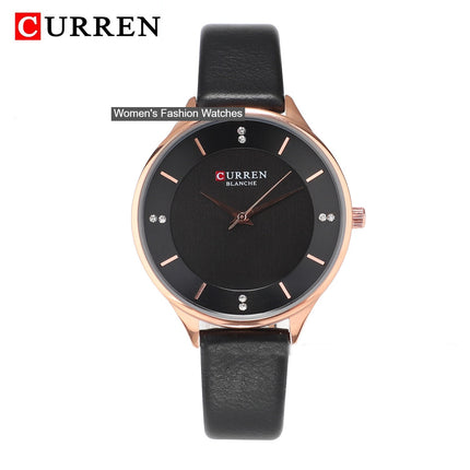 Women's Watch Genuine Leather Strap Watches for Women Fashion Casual Watch for Ladies Wrists Waterproof Quartz Wristwatches