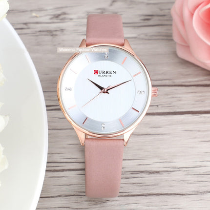 Women's Watch Genuine Leather Strap Watches for Women Fashion Casual Watch for Ladies Wrists Waterproof Quartz Wristwatches
