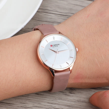 Women's Watch Genuine Leather Strap Watches for Women Fashion Casual Watch for Ladies Wrists Waterproof Quartz Wristwatches