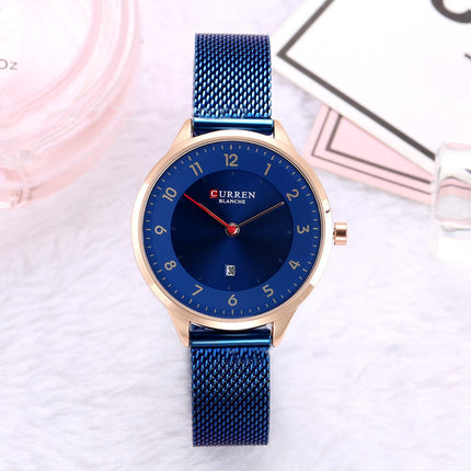 Women Watch Classic Stainless Steel Waterproof Calendar Quartz Analog Watch Fashion Ladies Wrist Watches