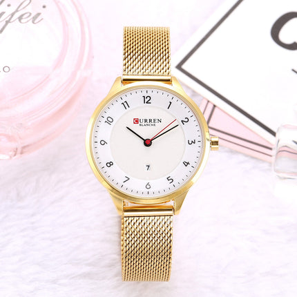 Women Watch Classic Stainless Steel Waterproof Calendar Quartz Analog Watch Fashion Ladies Wrist Watches