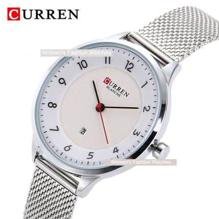 Women Watch Classic Stainless Steel Waterproof Calendar Quartz Analog Watch Fashion Ladies Wrist Watches