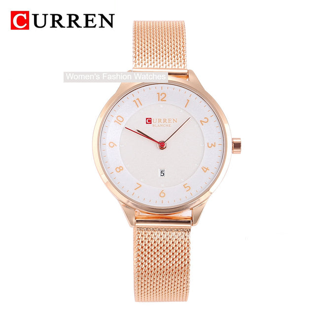 Women Watch Classic Stainless Steel Waterproof Calendar Quartz Analog Watch Fashion Ladies Wrist Watches