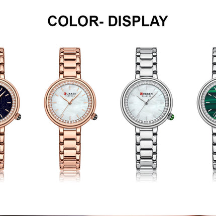 Women's Watches Fashion Casual Waterproof Stainless Steel Watch for Women  Movement Quartz Analog Watch