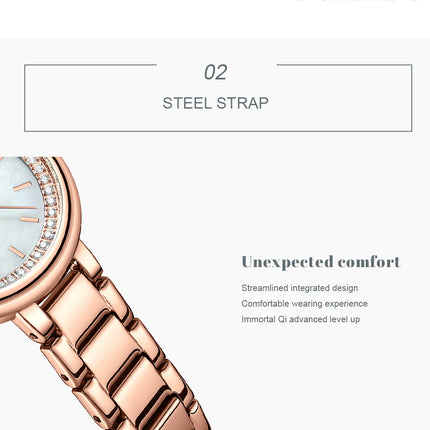 Women's Watches Fashion Casual Waterproof Stainless Steel Watch for Women  Movement Quartz Analog Watch