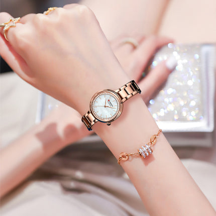 Women's Watches Fashion Casual Waterproof Stainless Steel Watch for Women  Movement Quartz Analog Watch