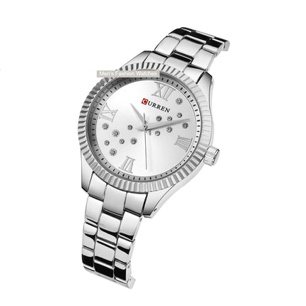 Women's Watches Fashion Elegant Analog Quartz Stainless Steel Ladies Wrist Watches Waterproof Watches for Women