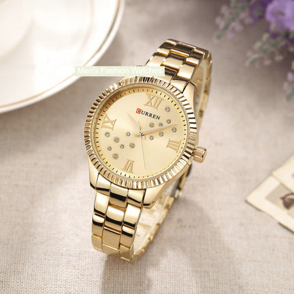 Women's Watches Fashion Elegant Analog Quartz Stainless Steel Ladies Wrist Watches Waterproof Watches for Women
