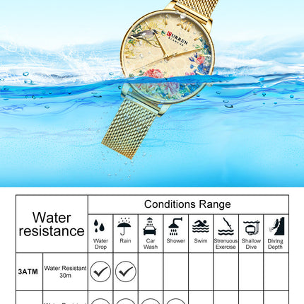 Women's Fashion Watches, Quartz Movement Stainless Steel Strap Analog Round Dial Watch for Women Wristwatch
